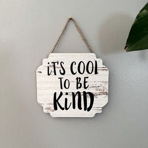 BUNDLE 3/$20 Cute little wooden sign 5”x 5.5” with rope decor